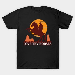 Love Thy Horses Western T-Shirt